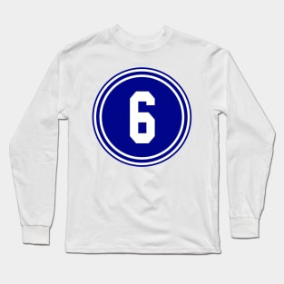 Ace Bailey Number 6 Jersey Toronto Maple Leafs Inspired Long Sleeve T-Shirt